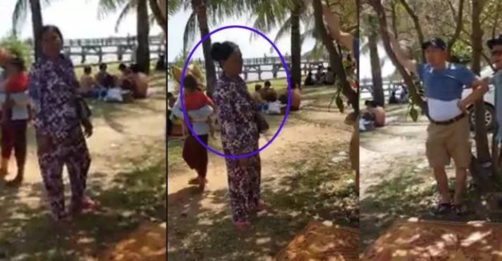 强吻，摸臀，搂抱！柬埔寨青年集体猥亵女性引众怒！-4.jpg