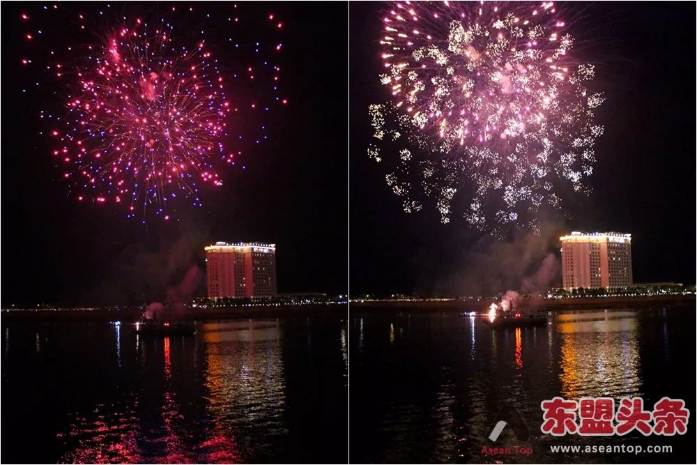 金边王宫前举行烟花表演 庆祝柬埔寨国王66岁生日-5.jpg