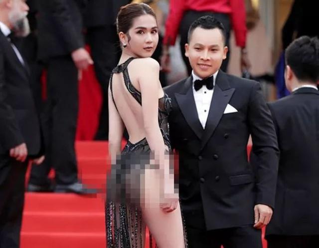 越南模特在戛纳走红毯“近乎全裸”，回国将面临重罚-4.jpg