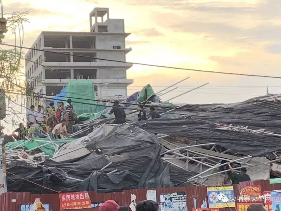 突发！ 西港一栋7层大楼轰然倒塌，暂无中国人死亡（视频）-6.jpg