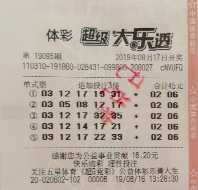 运气太好！上海男子买彩票抄别人的号，结果中大乐透5400万大奖-2.jpg