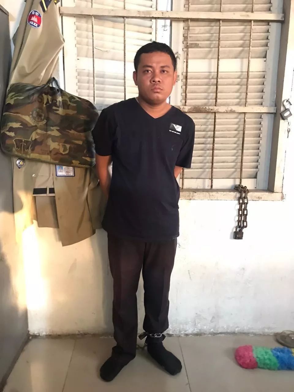 涉嫌向洪森官邸扔石头，一名男子被捕！-2.jpg