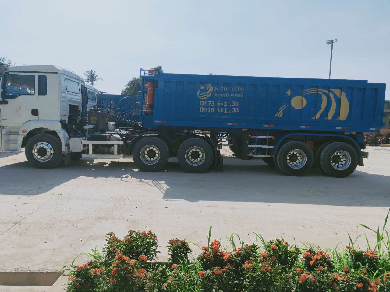 柬埔寨|柬单网|有专拉砂石料半挂自卸运输车队 - 58cammp.com