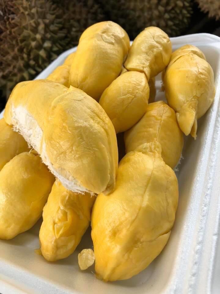 天然贡布榴莲看看这个肉色就知道好吃