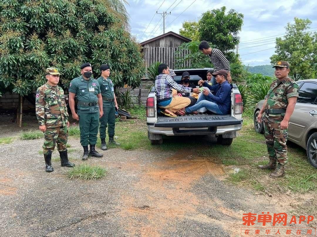 试图非法入境泰国，6名柬埔寨劳工被捕