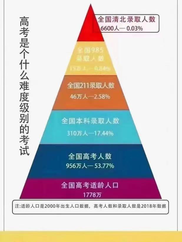 高考录取率