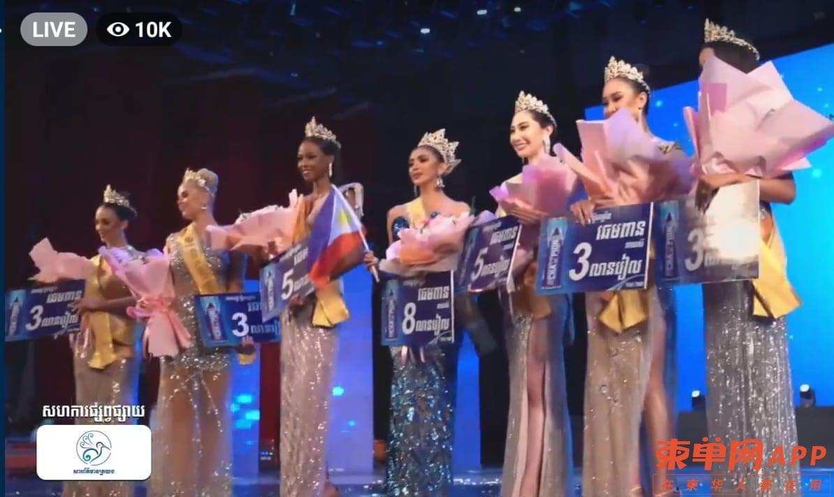 国际星球小姐选美大赛落幕，柬埔寨佳丽第6