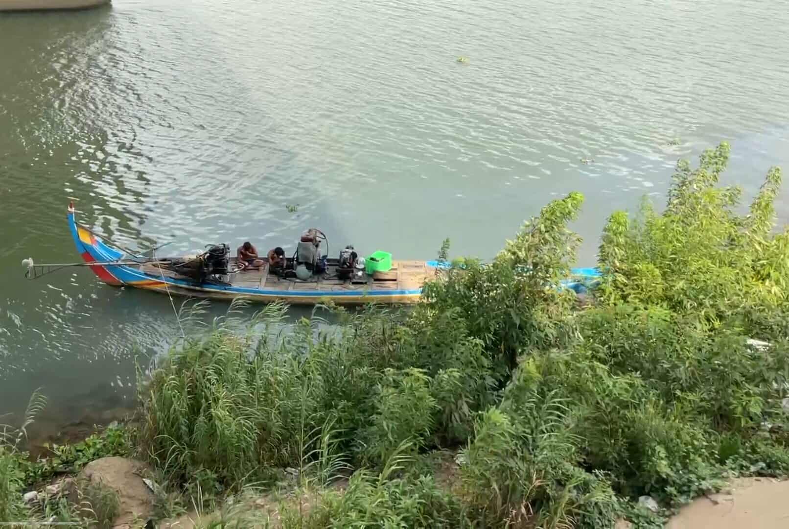 一男子在金边跳河自杀，尸体2天后被寻获