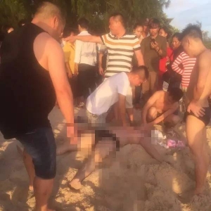 西港海滩，一中国籍游客溺亡！