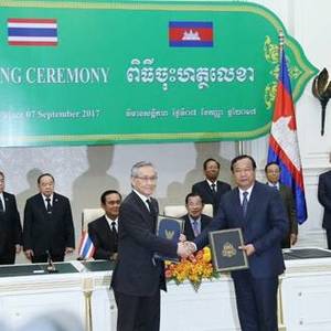 泰国总理巴育率团正式访问柬埔寨 成果丰硕：签协定增贸易开关口 ...