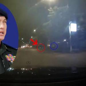 金边宪兵司令亲自开车追捕“飞车徒”