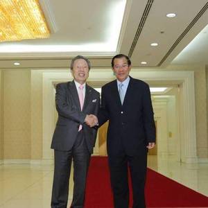 日金融公司在柬发展银行业 洪森鼓励其积极参与柬建设