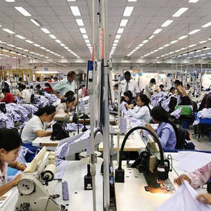 去年前11月柬从中国进口近28亿衣鞋原材料