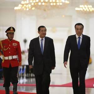 今日李克强总理在柬埔寨正式访问行程
