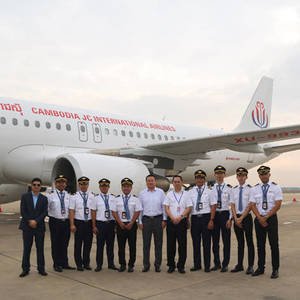 柬埔寨JC国际航空第五架飞机加入机队