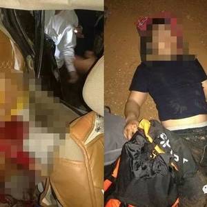 三名中国驾车翻车，一人死亡两人重伤