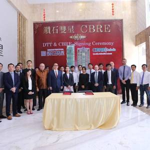 钻石双星顶级A办指定柬埔寨CBRE物业管理