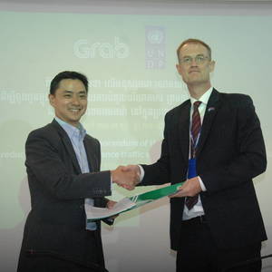 Grab与UNDP合作‧改善金边交通阻塞