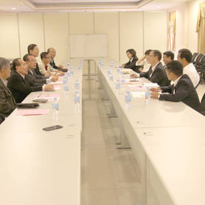 冀建立友好关系 云南保山市政府代表团拜访柬华总会