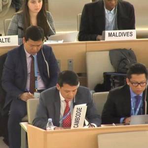 柬驻联合国代表·驳45国联署针对柬