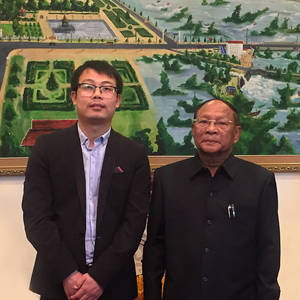 民盛金科章凯 赴柬拜访国会主席韩桑林