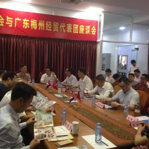 广东商会热情接待河源、梅州客家代表团