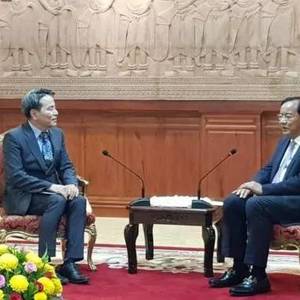 柬埔寨欢迎韩国总统来访
