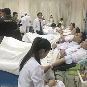 甘密全体员工积极参与献血活动