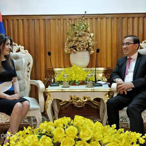 土耳其驻柬大使拜访文萨坤