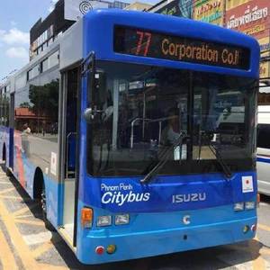 日本将无偿援助金边市140辆公交车