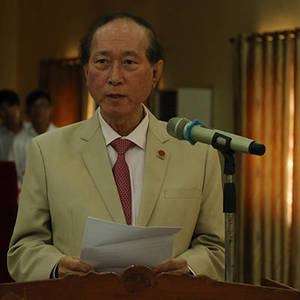 柬华理事总会会长方侨生勋爵致辞