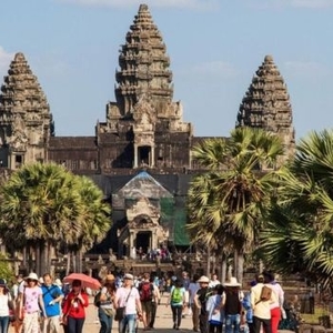 柬埔寨的国宝吴哥窟, 世界上最大的庙宇, 门票要37美金