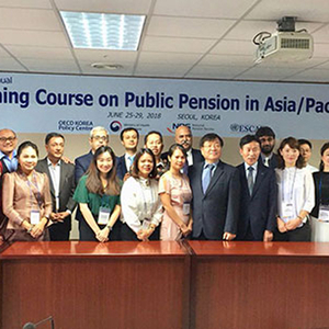 社会保障基金会工作组赴韩参加培训